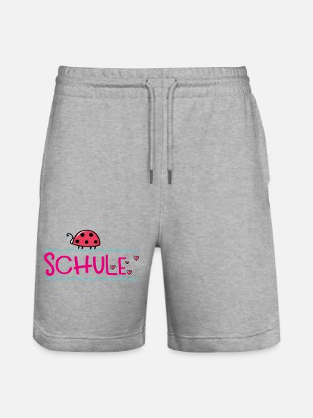 Schule mit Glück - Stanley/Stella Unisex Bio Joggingshorts Trainer - Grau meliert