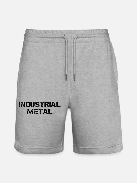 Industriemetall - Stanley/Stella Unisex Bio Joggingshorts Trainer - Grau meliert