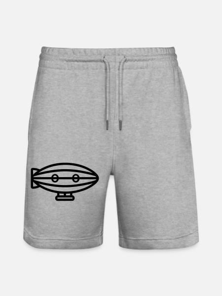 Luftschiff - Stanley/Stella Unisex Bio Joggingshorts Trainer - Grau meliert