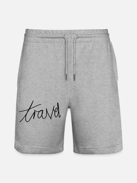 reisen - Stanley/Stella Unisex Bio Joggingshorts Trainer - Grau meliert