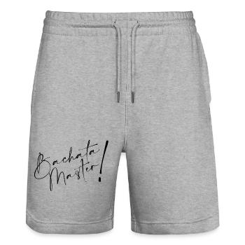 Bachata - Stanley/Stella Unisex Bio Joggingshorts Trainer  - Grau meliert - Vorne - Nik (191cm) & Marisol (170cm)