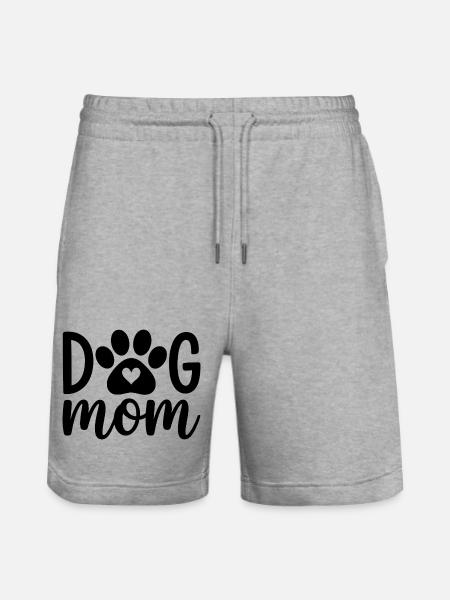 Hundemama - Stanley/Stella Unisex Bio Joggingshorts Trainer - Grau meliert