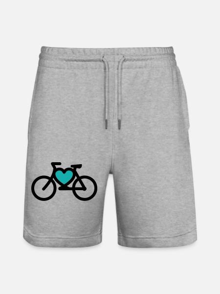 i ike mon vélo - Short de jogging bio TRAINER Stanley/Stella unisexe - gris chiné