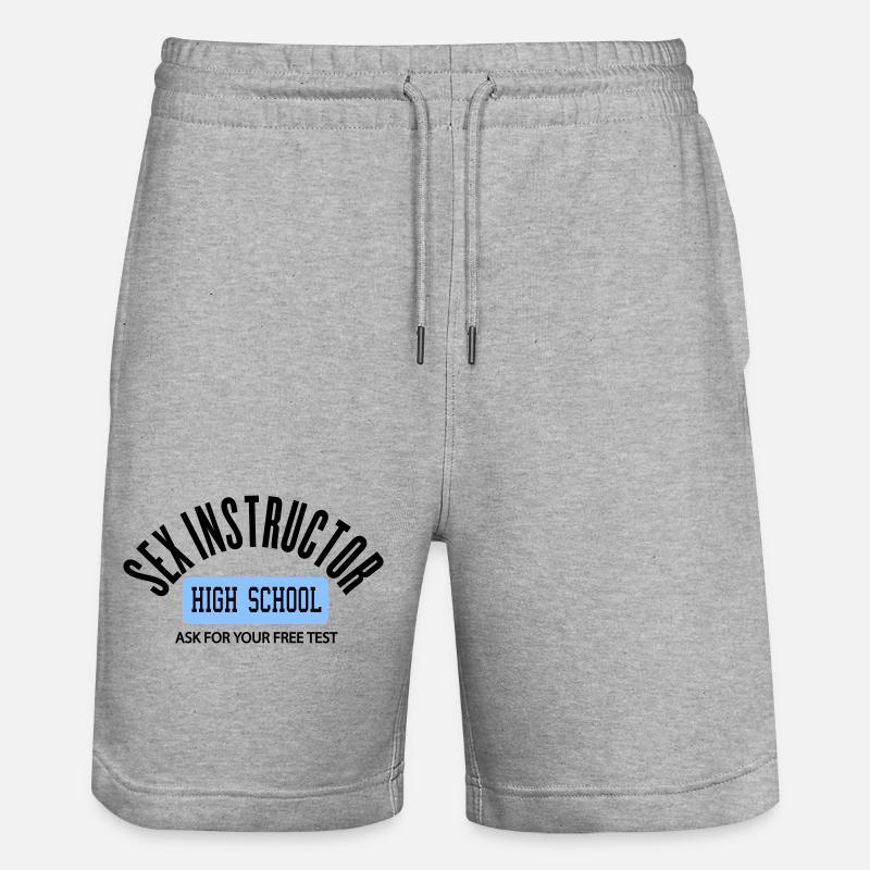 sexe instructeur par wam - Short de jogging bio TRAINER Stanley/Stella unisexe - gris chiné
