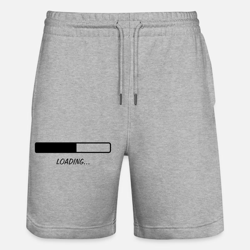 Loading... - Stanley/Stella Unisex Bio Joggingshorts Trainer  - Grau meliert