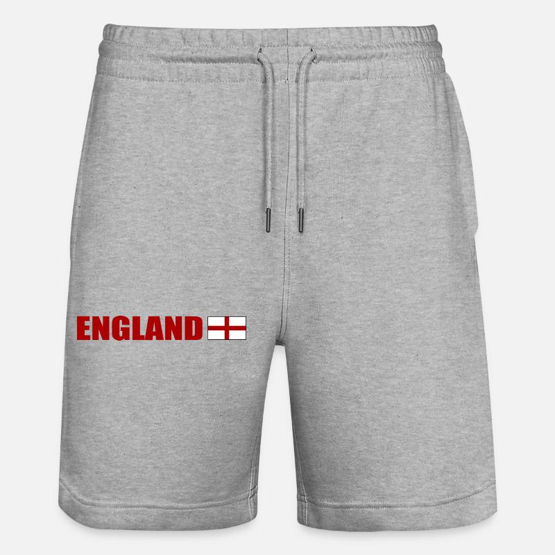angleterre - Short de jogging bio TRAINER Stanley/Stella unisexe - gris chiné