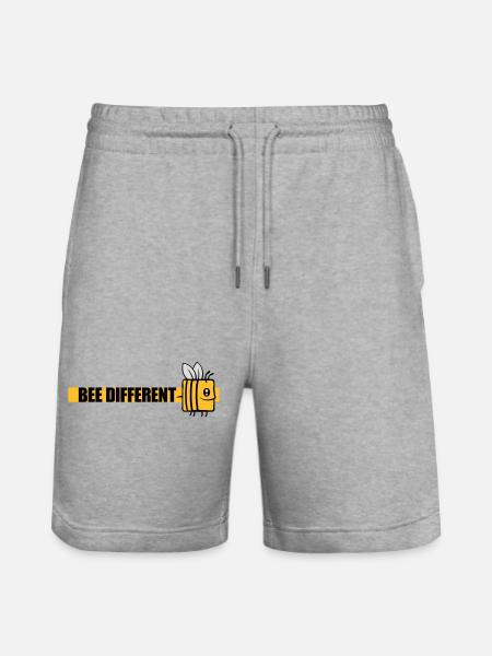 bee citation différente - Short de jogging bio TRAINER Stanley/Stella unisexe - gris chiné