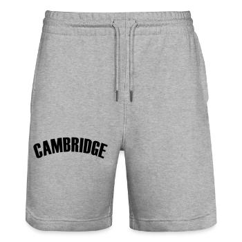 Chemise Cambridge - Short de jogging bio TRAINER Stanley/Stella unisexe - gris chiné - Devant - Nik (191cm) & Marisol (170cm)
