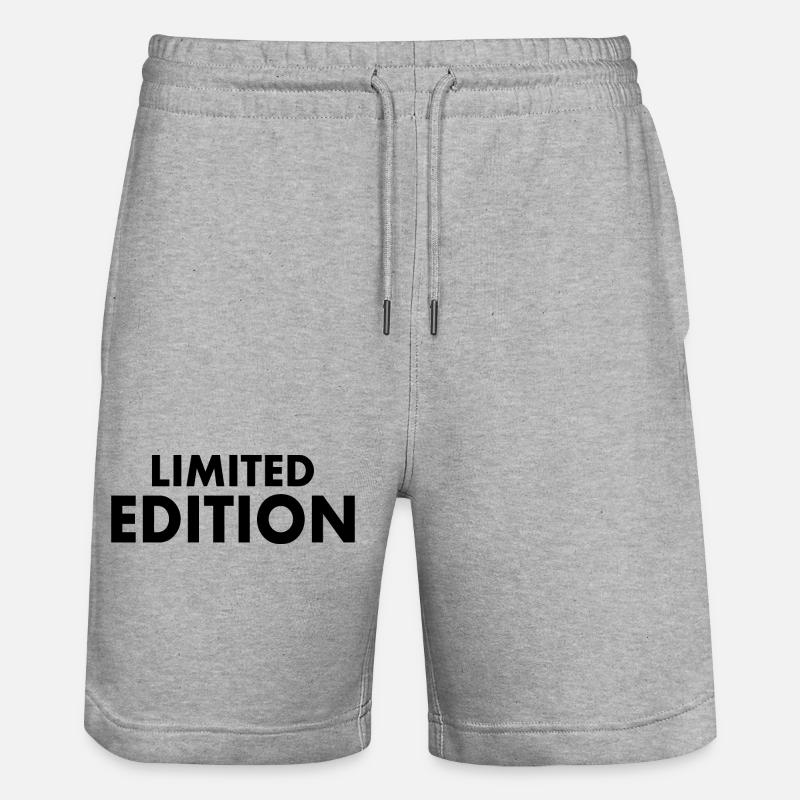 Limited edition - Short de jogging bio TRAINER Stanley/Stella unisexe - gris chiné