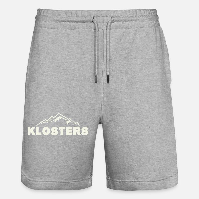 Monastère - Short de jogging bio TRAINER Stanley/Stella unisexe - gris chiné
