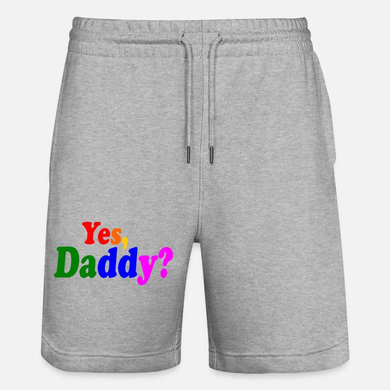Yes daddy - Short de jogging bio TRAINER Stanley/Stella unisexe - gris chiné
