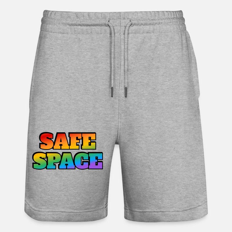 Espace sûr LGBT - Short de jogging bio TRAINER Stanley/Stella unisexe - gris chiné