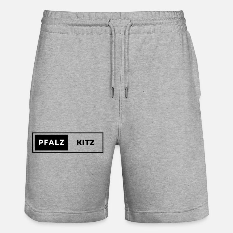 Lauser - Stanley/Stella Unisex Bio Joggingshorts Trainer  - Grau meliert