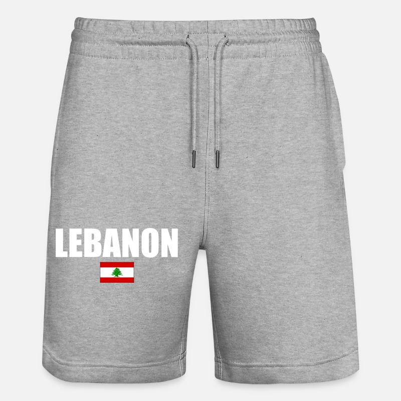 Liban - Short de jogging bio TRAINER Stanley/Stella unisexe - gris chiné