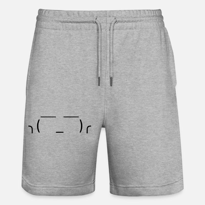 Laissez-le aller ! 🤷‍♂️ - Short de jogging bio TRAINER Stanley/Stella unisexe - gris chiné