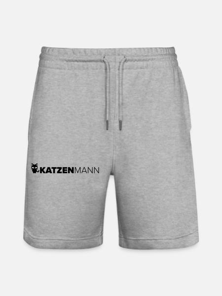Katzenmann - Stanley/Stella Unisex Bio Joggingshorts Trainer - Grau meliert
