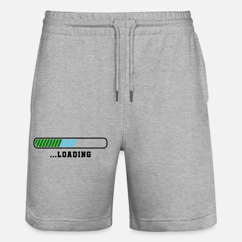 loading - Stanley/Stella Unisex Bio Joggingshorts Trainer  - Grau meliert