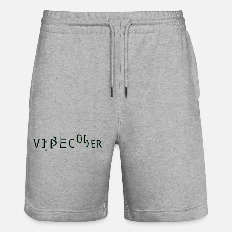 vibecoder_mono bug - Short de jogging bio TRAINER Stanley/Stella unisexe - gris chiné