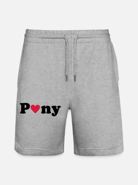 Pony - Short de jogging bio TRAINER Stanley/Stella unisexe - gris chiné
