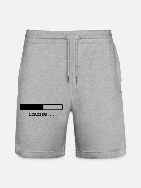 Loading ... - Stanley/Stella Trainer Unisex Organic Jogging Shorts - heather grey