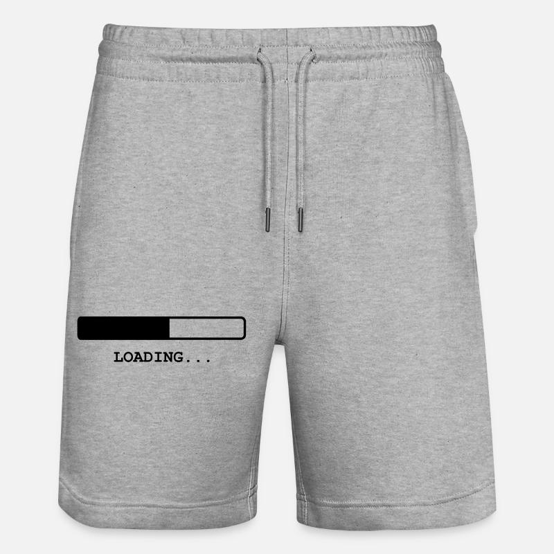 Loading... - Stanley/Stella Unisex Bio Joggingshorts Trainer  - Grau meliert