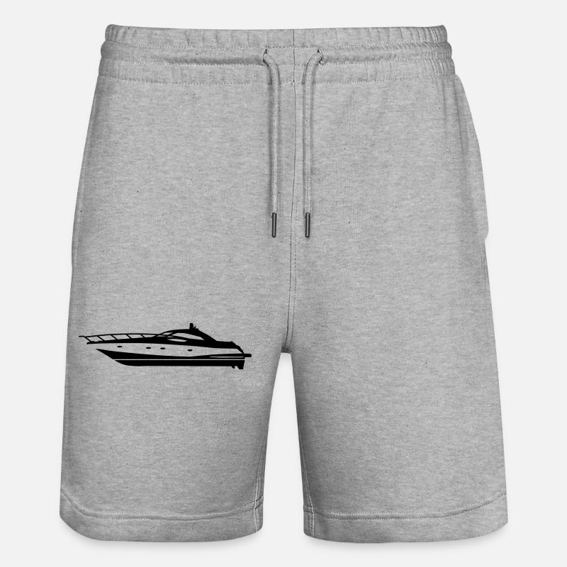 Yacht - Short de jogging bio TRAINER Stanley/Stella unisexe - gris chiné