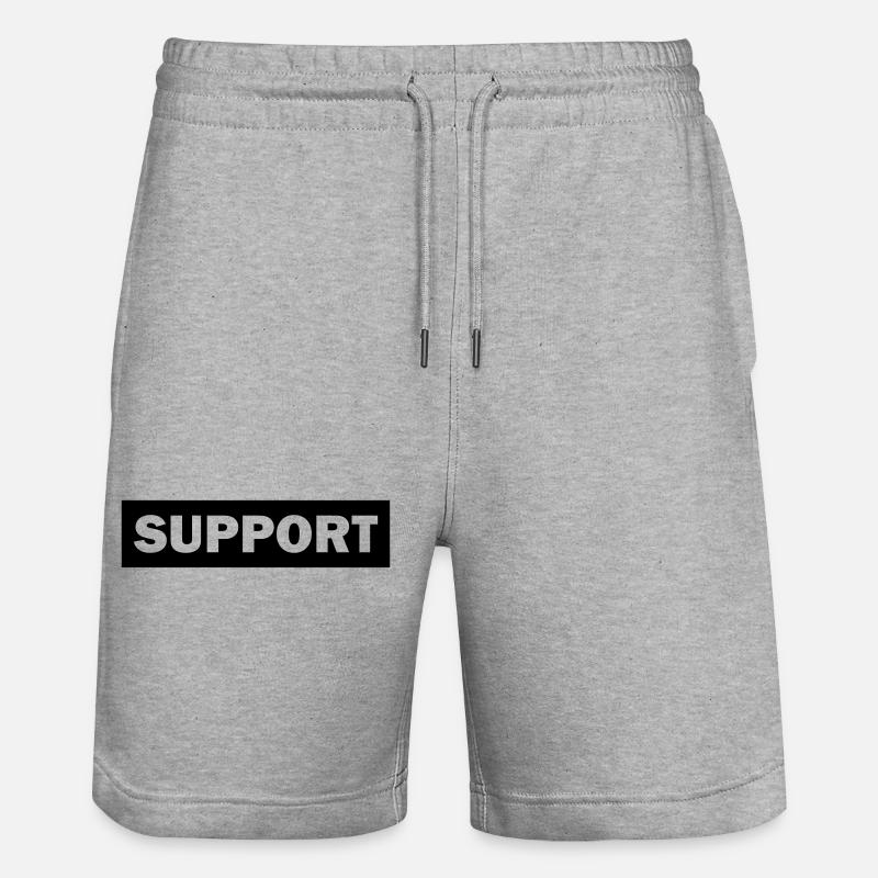 support - Short de jogging bio TRAINER Stanley/Stella unisexe - gris chiné
