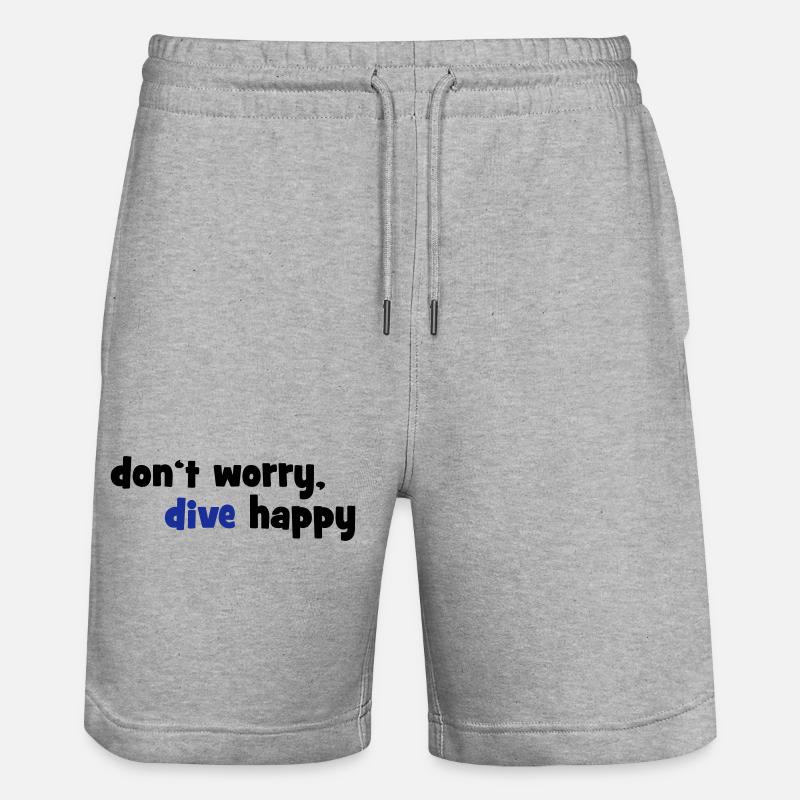 tauchen - Stanley/Stella Unisex Bio Joggingshorts Trainer  - Grau meliert