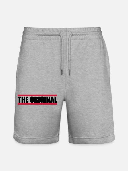 The Original Rote - Stanley/Stella Trainer Unisex Organic Jogging Shorts - heather grey