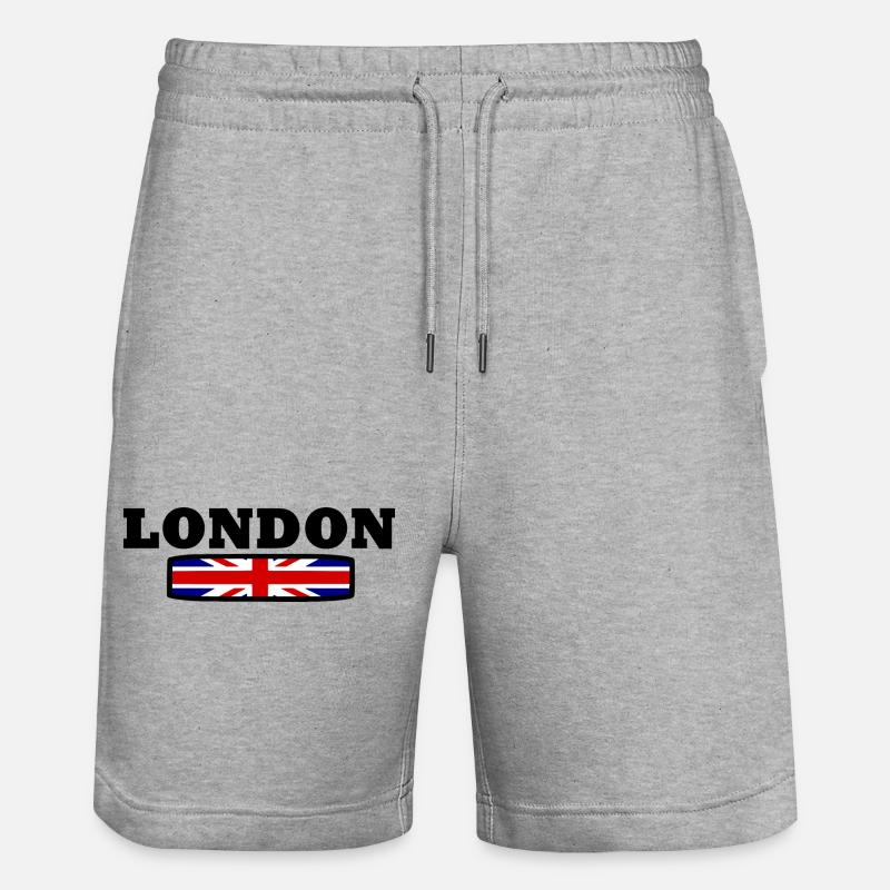 Londres - Short de jogging bio TRAINER Stanley/Stella unisexe - gris chiné