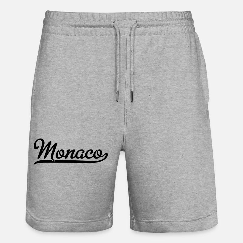 Monaco - Short de jogging bio TRAINER Stanley/Stella unisexe - gris chiné