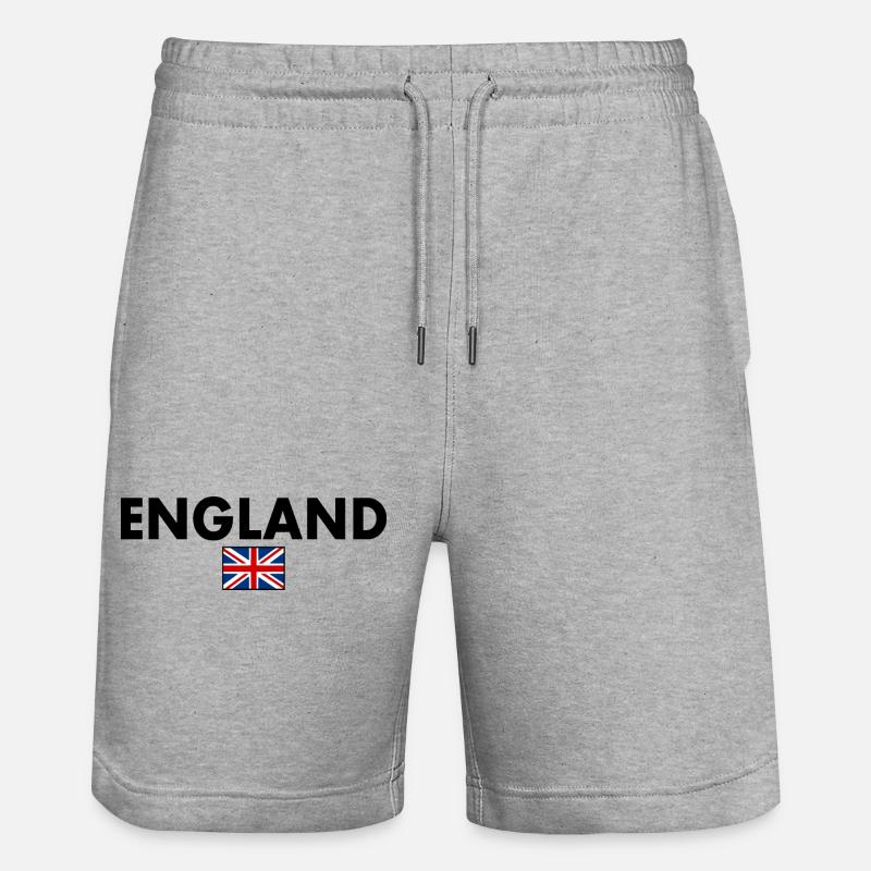 angleterre - Short de jogging bio TRAINER Stanley/Stella unisexe - gris chiné