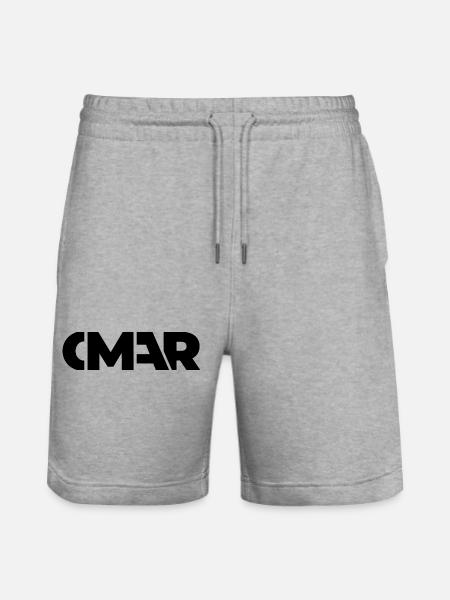 Omar Name Arabic First Name Gift - Stanley/Stella Trainer Unisex Organic Jogging Shorts - heather grey