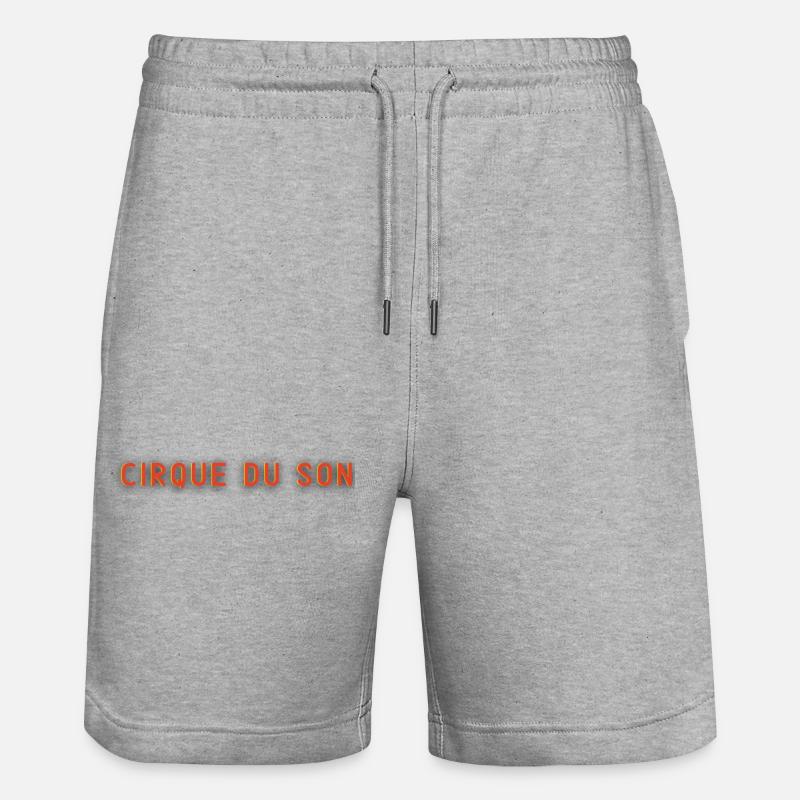 Cirque du Son - Short de jogging bio TRAINER Stanley/Stella unisexe - gris chiné