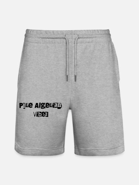 PURE ALGERIAN VIBES - Short de jogging bio TRAINER Stanley/Stella unisexe - gris chiné