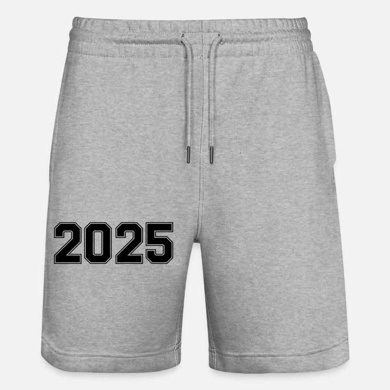 2025 - Short de jogging bio TRAINER Stanley/Stella unisexe - gris chiné