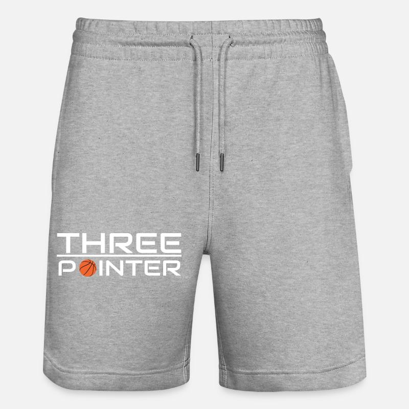 Basket-ball - Short de jogging bio TRAINER Stanley/Stella unisexe - gris chiné
