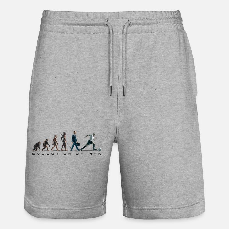 Evolution Football Artboard 1 Exemplaire - Short de jogging bio TRAINER Stanley/Stella unisexe - gris chiné