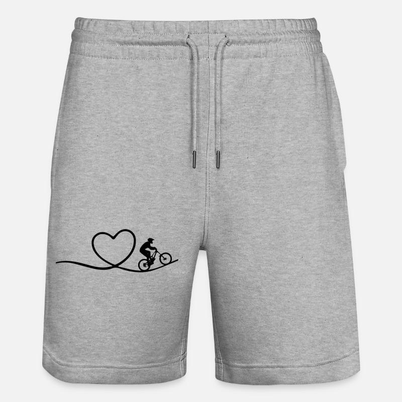 VTT Sports Vélo - Short de jogging bio TRAINER Stanley/Stella unisexe - gris chiné