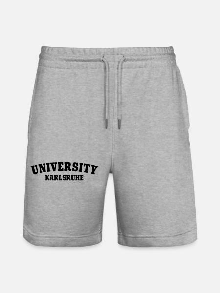 University of Karlsruhe - Stanley/Stella Trainer Unisex Organic Jogging Shorts - heather grey