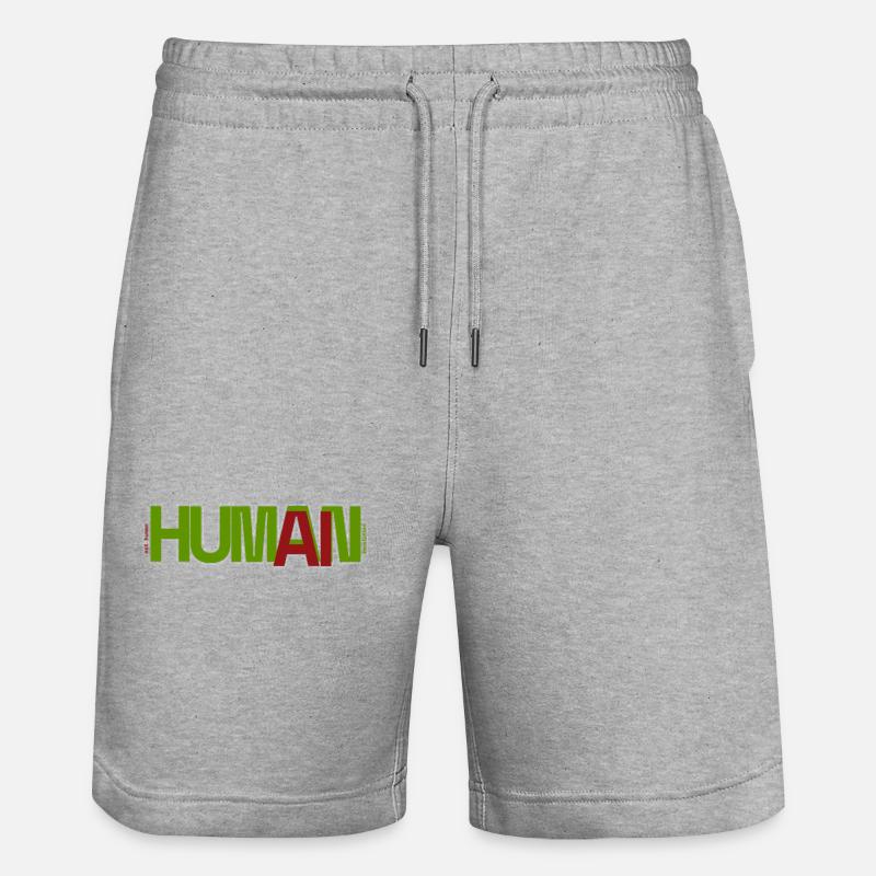 Humain - Short de jogging bio TRAINER Stanley/Stella unisexe - gris chiné
