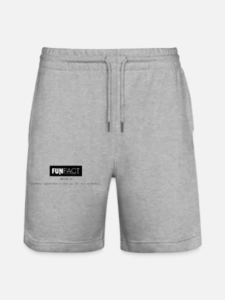 FUNFact_-4 - Short de jogging bio TRAINER Stanley/Stella unisexe - gris chiné
