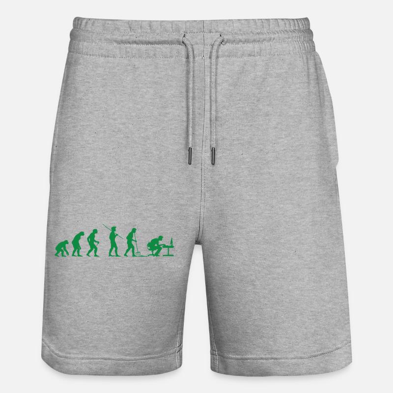 Programmeur Évolution Informaticien Développeur - Short de jogging bio TRAINER Stanley/Stella unisexe - gris chiné