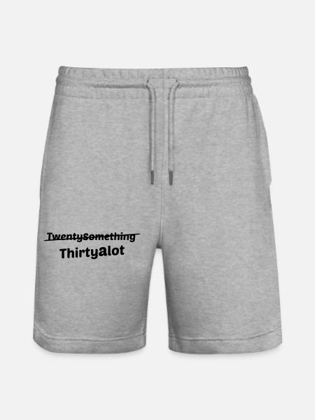 Twentysomething - Stanley/Stella Unisex Bio Joggingshorts Trainer - Grau meliert