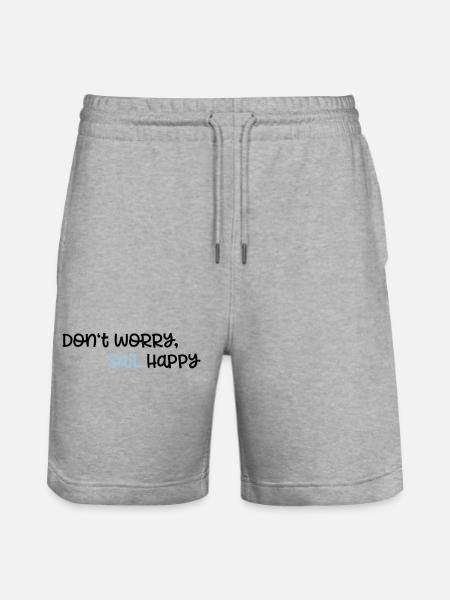 sailing - Stanley/Stella Trainer Unisex Organic Jogging Shorts - heather grey