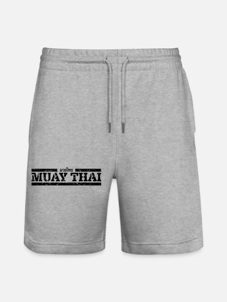 Muay Thai - Stanley/Stella Trainer Unisex Organic Jogging Shorts - heather grey