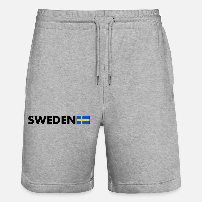 Sweden - Short de jogging bio TRAINER Stanley/Stella unisexe - gris chiné