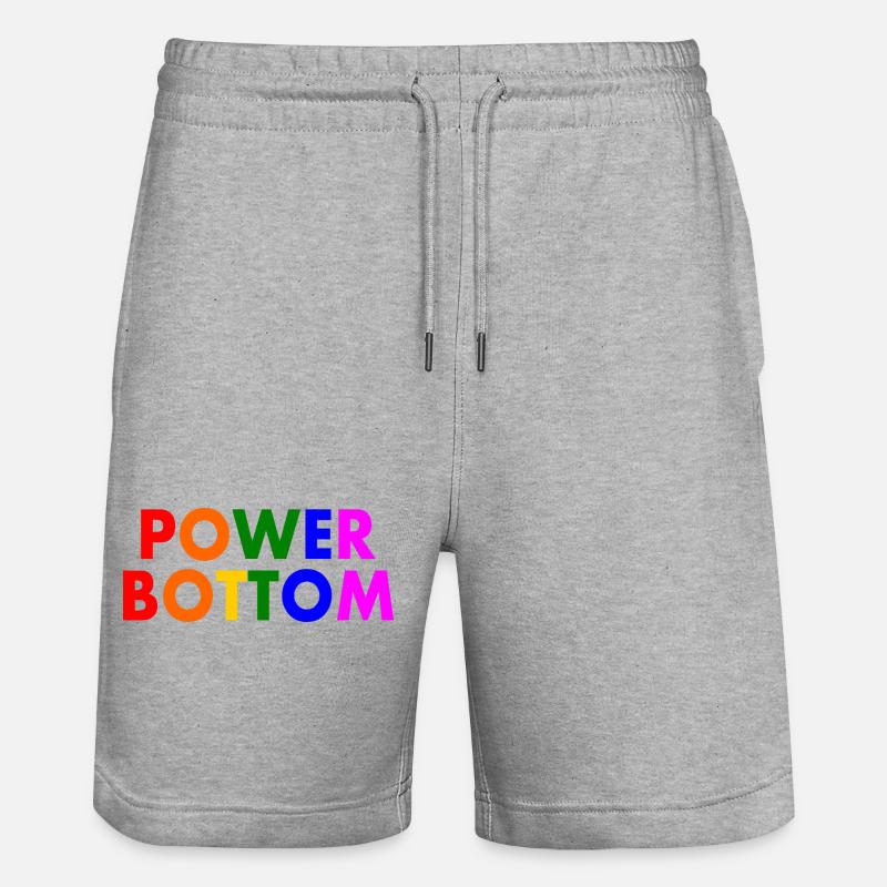 Power bottom - Short de jogging bio TRAINER Stanley/Stella unisexe - gris chiné
