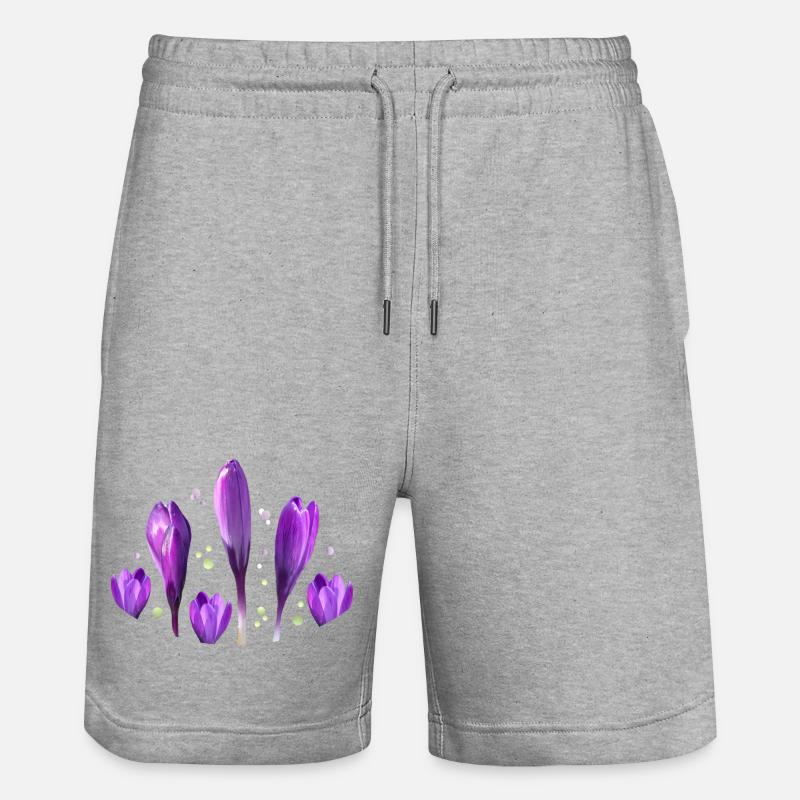 Crocus - Short de jogging bio TRAINER Stanley/Stella unisexe - gris chiné