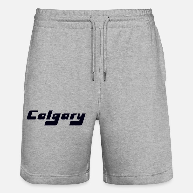 Calgary Canada - Short de jogging bio TRAINER Stanley/Stella unisexe - gris chiné